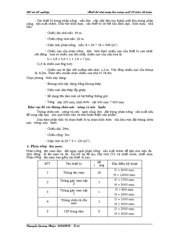 image for page THS Thiết kế nhà máy bia năng suất 30 triêu Lýt năm