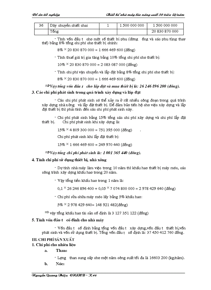 image for page THS Thiết kế nhà máy bia năng suất 30 triêu Lýt năm