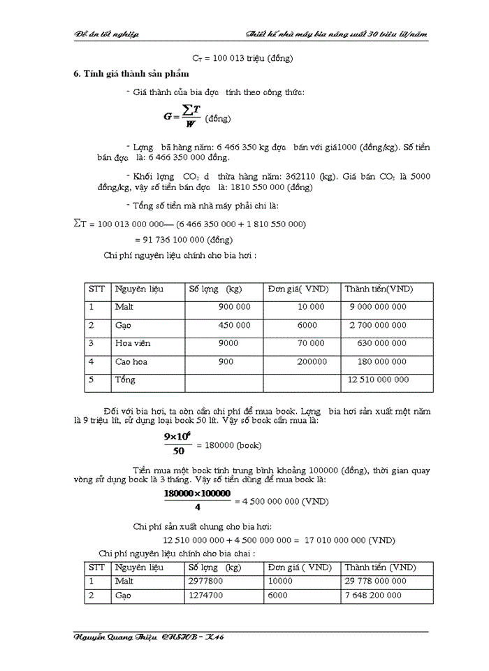 image for page THS Thiết kế nhà máy bia năng suất 30 triêu Lýt năm