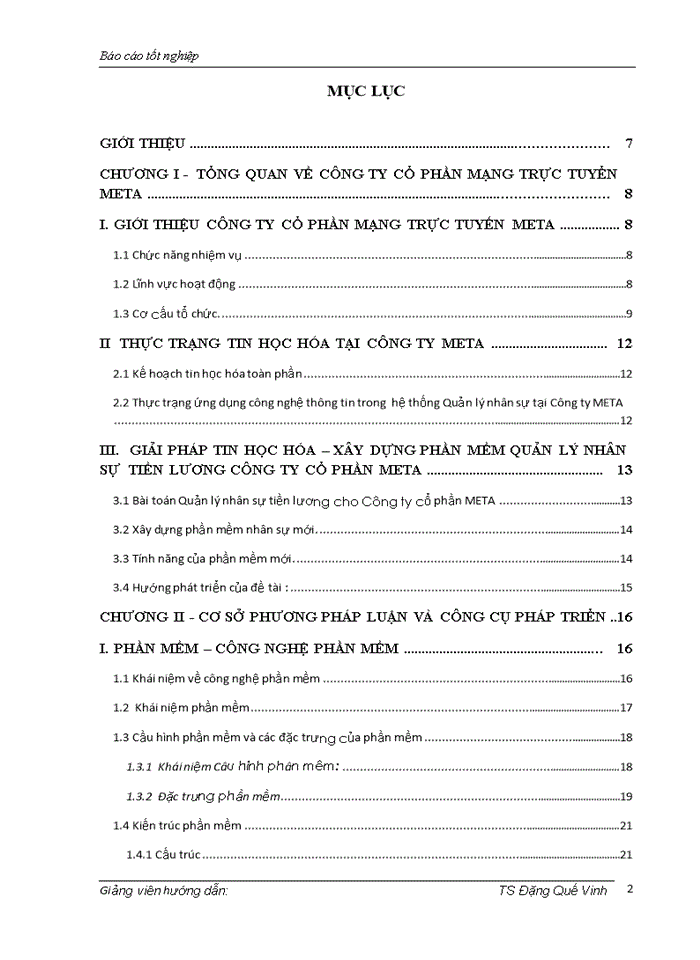 image for page Xây dựng phần mềm quản lý nhân sự trong Công ty cổ phần mạng trực tuyến MeTa