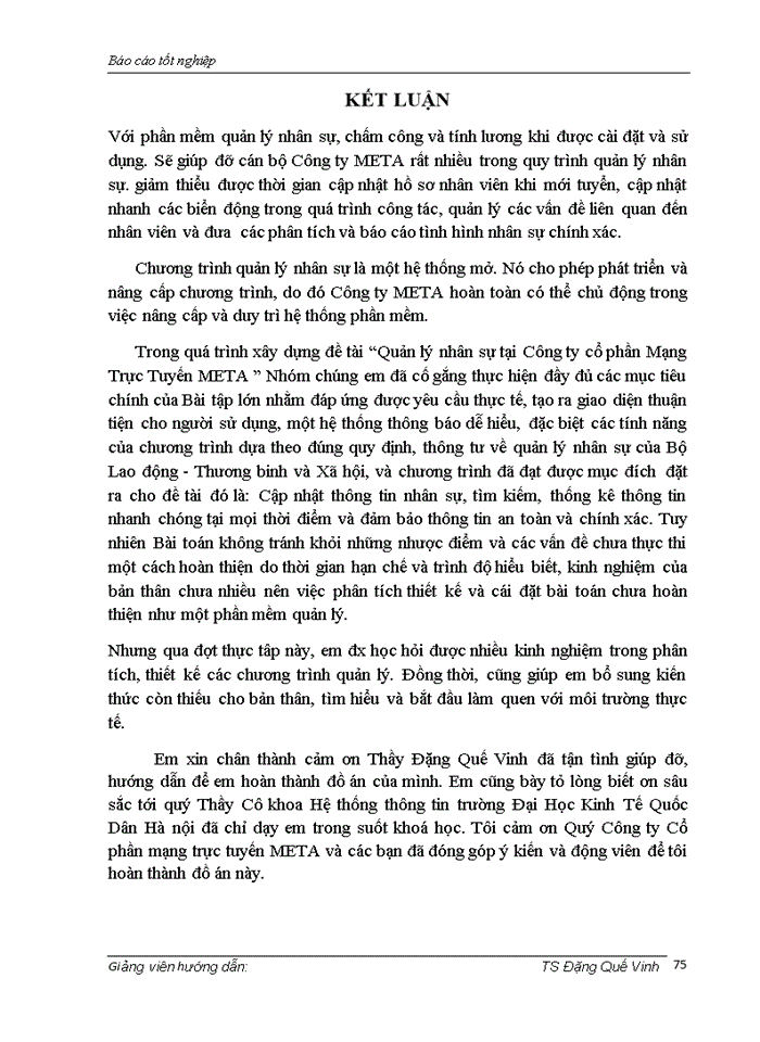 image for page Xây dựng phần mềm quản lý nhân sự trong Công ty cổ phần mạng trực tuyến MeTa