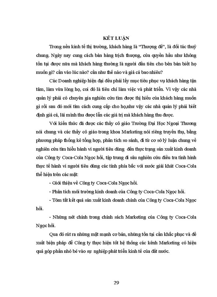image for page Phân tích thực trạng nghiên cứu và tìm hiểu hành vi người tiêu dùng tại Công ty Coca- Cola Ngọc Hồi