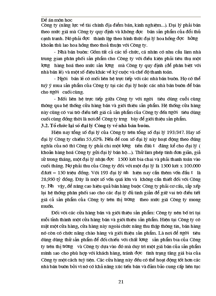 image for page Thực trạng về cạnh tranh trên thị trường BIA tại Miền Bắc và Một số Giải pháp trong cạnh tranh của Công ty Bia Hà Nội
