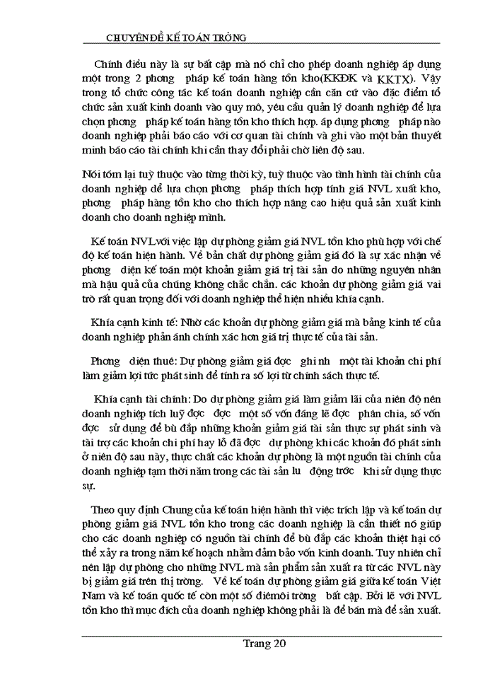 image for page Một số ý kiến nhằm hoàn thiện Kế toán Nguyên vật liệu ở các Doanh nghiệp sản xuất