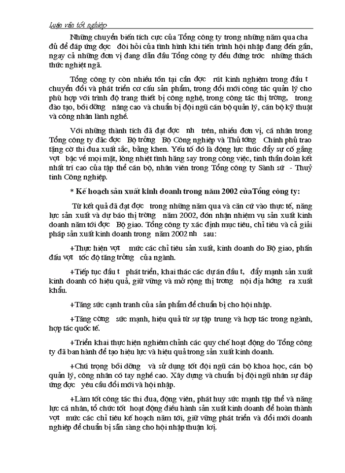 image for page Một số biện pháp nâng cao hiệu quả công tác Văn thư - Lưu trữ trong văn phòng Tổng Công ty Sành sứ - Thuỷ tinh C ông nghiệp