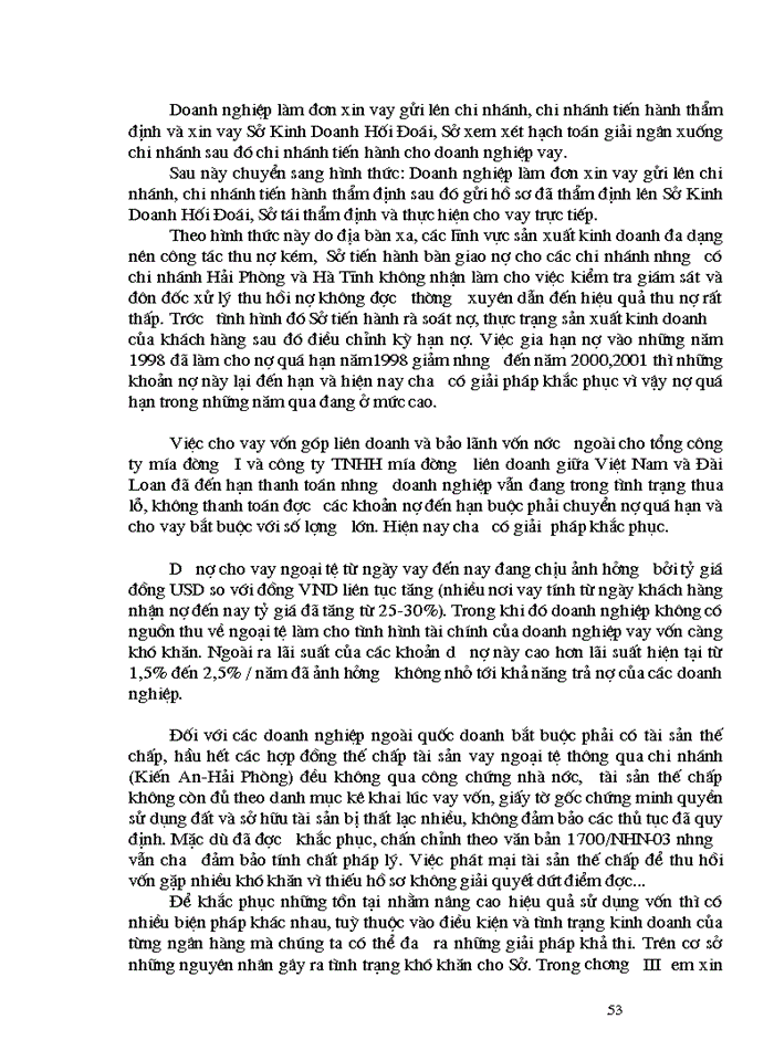 image for page Giải pháp nâng cao chất lượng tín dụng tại Sở Giao Dịch - Ngân hàng Nông nghiệp và Phát triển Nông thôn Việt Nam