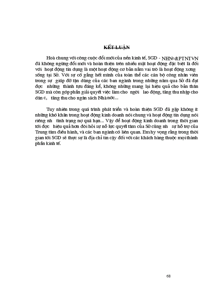 image for page Giải pháp nâng cao chất lượng tín dụng tại Sở Giao Dịch - Ngân hàng Nông nghiệp và Phát triển Nông thôn Việt Nam