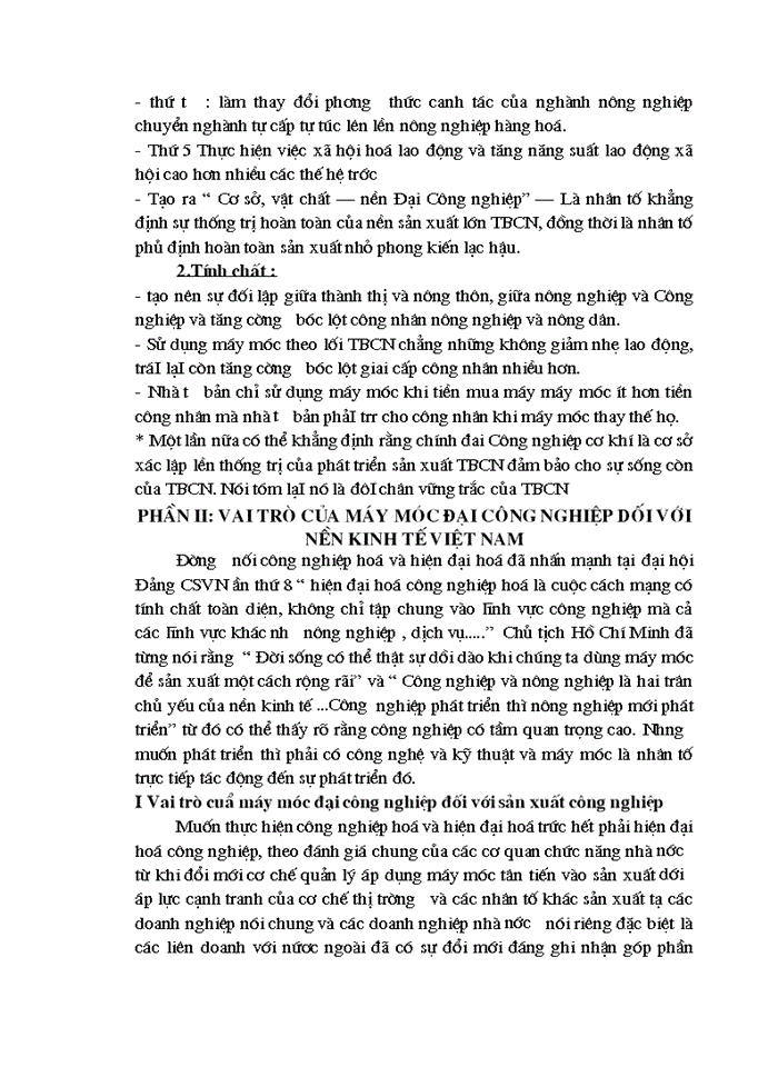 image for page Máy móc đại Công nghiệp vai trò của nó đối với nền kinh tế Việt Nam