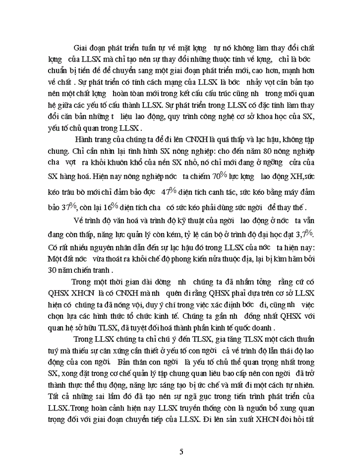 image for page Quan hệ biện chứng giữa sự phát triển của Lực lượng Sản xuất và sự đa dạng hóa các loại hình sở hữu ở Việt Nam