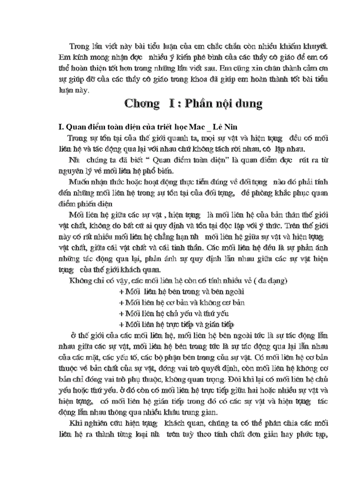 image for page Vận dụng quan điểm toàn diện của triết học Mác Lê Nin để Giải thích nguyên nhân của vấn đề thất nghiệp của sinh viên sau khi ra trường