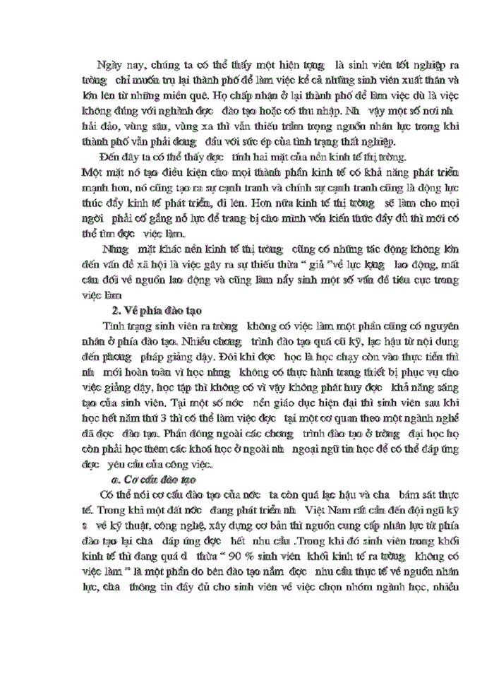 image for page Vận dụng quan điểm toàn diện của triết học Mác Lê Nin để Giải thích nguyên nhân của vấn đề thất nghiệp của sinh viên sau khi ra trường