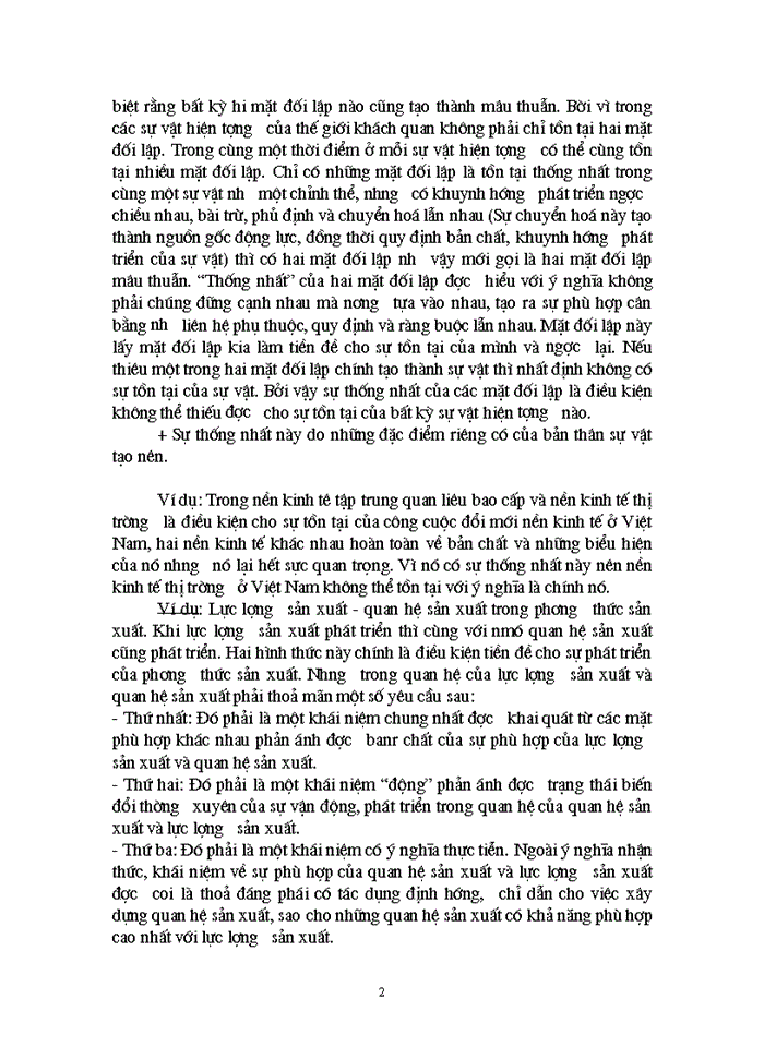 image for page Mâu thuẫn biện chứng và biểu hiện của nó trong quá trình Xây dựng nền Kinh tế Thị trường ở Việt Nam