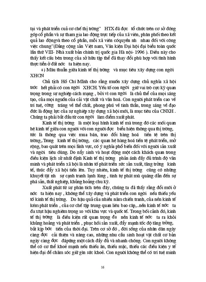 image for page Mâu thuẫn biện chứng và biểu hiện của nó trong quá trình Xây dựng nền Kinh tế Thị trường ở Việt Nam