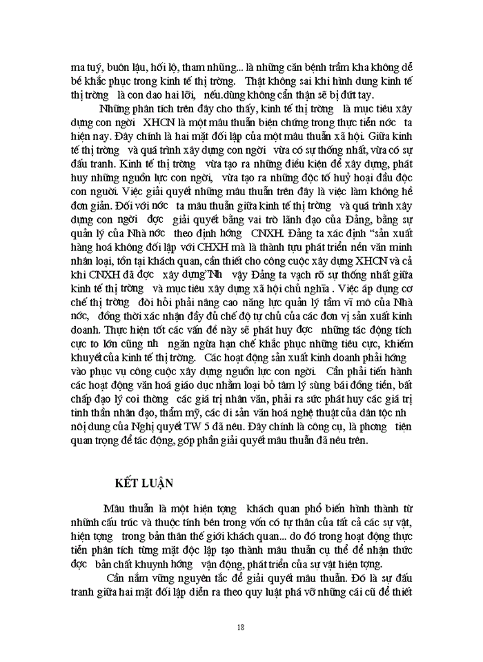 image for page Mâu thuẫn biện chứng và biểu hiện của nó trong quá trình Xây dựng nền Kinh tế Thị trường ở Việt Nam