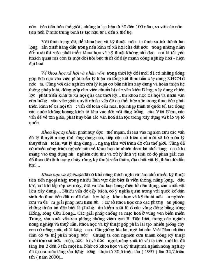 image for page Vai trò của khoa học và kỹ thuật trong sự phát triển Lực lượng Sản xuất