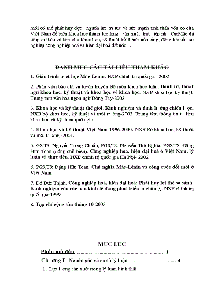 image for page Vai trò của khoa học và kỹ thuật trong sự phát triển Lực lượng Sản xuất