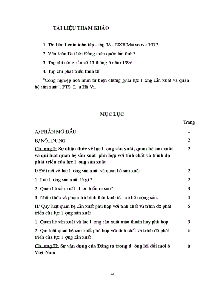 image for page Quan hệ biện chứng giữa Lực lượng Sản xuất và Quan hệ Sản xuất Sự vận dụng của Đảng ta trong đường lối đổi mới ở Việt Nam