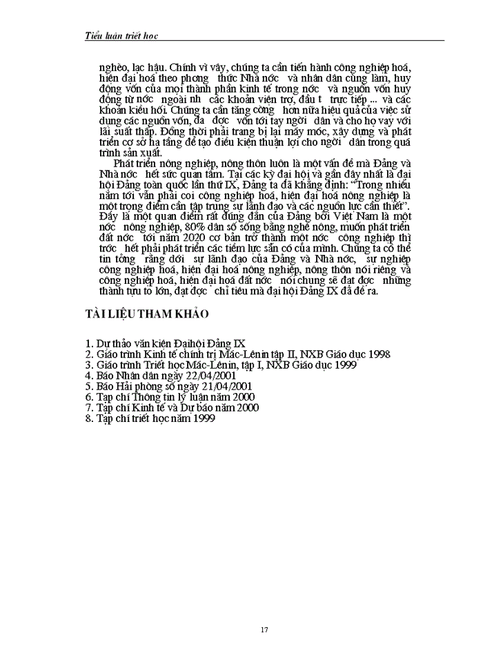 image for page Thực trạng Công nghiệp hóa - Hiện đại hóa Nông thôn