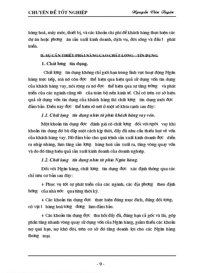 image for page Giải pháp nâng cao chất lượng tín dụng tại Ngân hàng Nông nghiệp và Phát triển Nông thôn tỉnh Hưng Yên