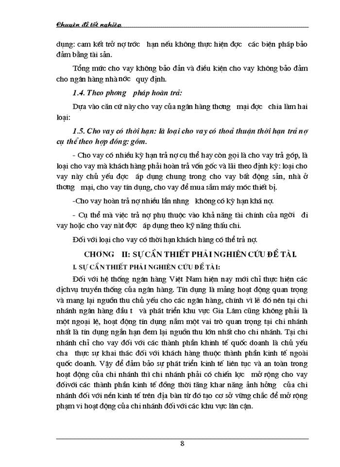 image for page Thực trạng về hoạt động tín dụng ngắn hạn tại chi nhánh Ngân hàng Đầu tư và phát triển khu vực Gia Lâm