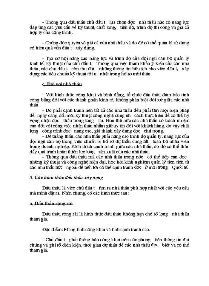 image for page Những vấn đề cơ bản về hoạt động đấu thầu