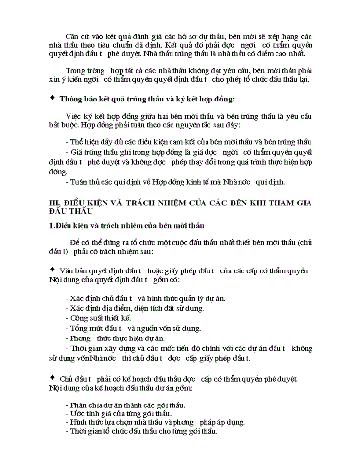 image for page Những vấn đề cơ bản về hoạt động đấu thầu