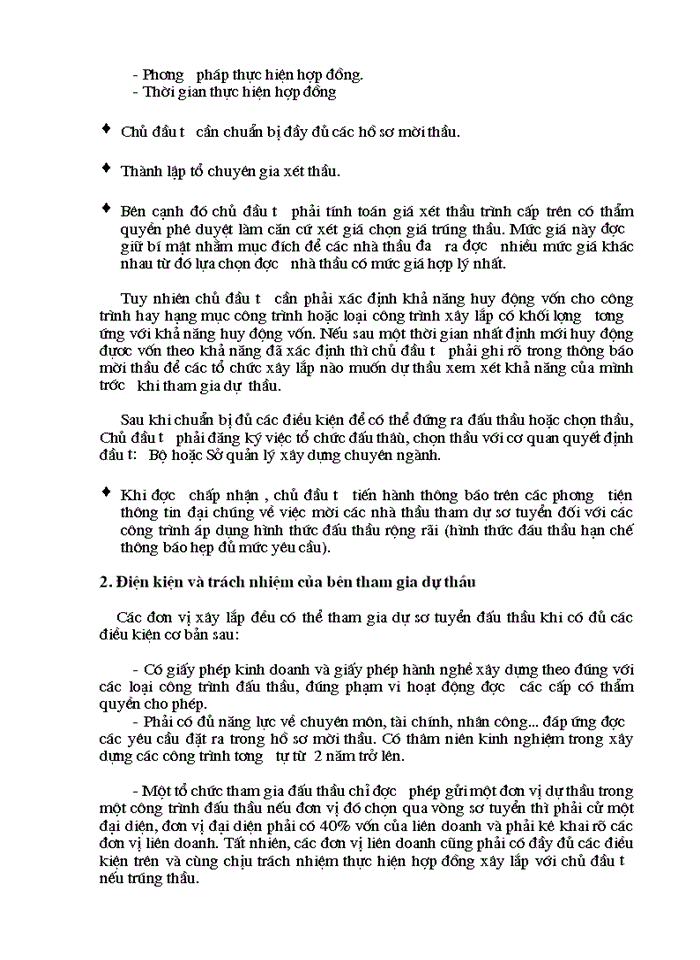 image for page Những vấn đề cơ bản về hoạt động đấu thầu