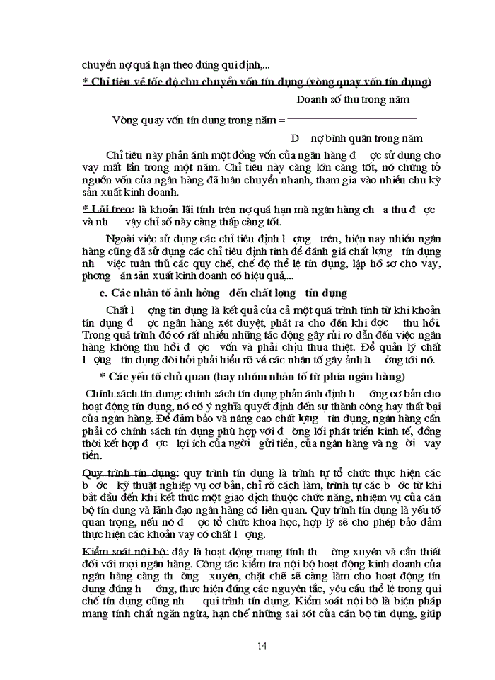 image for page Giải pháp nâng cao chất lượng tín dụng khi cho vay Doanh nghiệp Nhà nước tại Chi nhánh Ngân hàng Công thương Khu vực Đống Đa