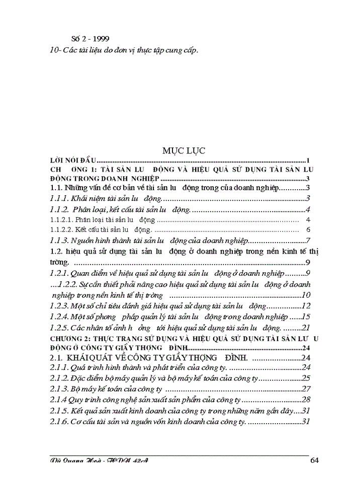 image for page Giải pháp nhằm nâng cao hiệu quả sử dụng tài sản lưu động ở Công ty giầy Thượng Đình