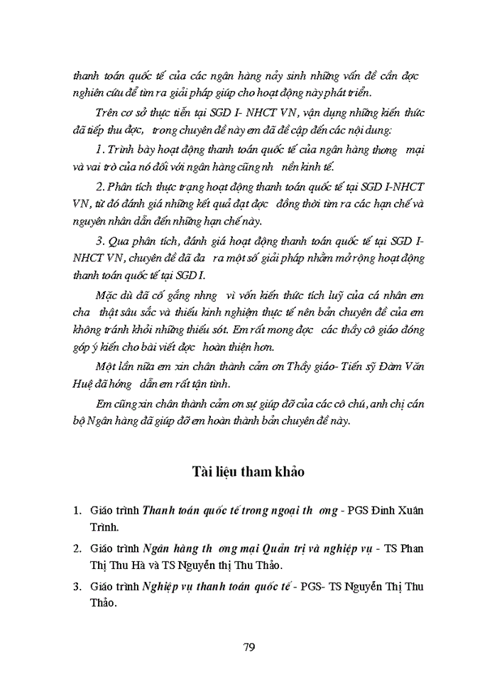 image for page Giải pháp mở rộng hoạt động thanh toán quốc tế tại Sở giao dịch I- Ngân hàng Công thương Việt Nam