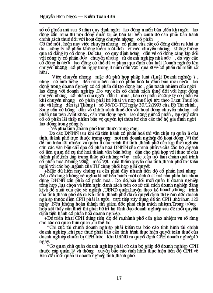 image for page Cổphần hoá Doanh nghiệp Nhà Nước trong quá trình chuyển đổi nền kinh tế ở Việt Nam