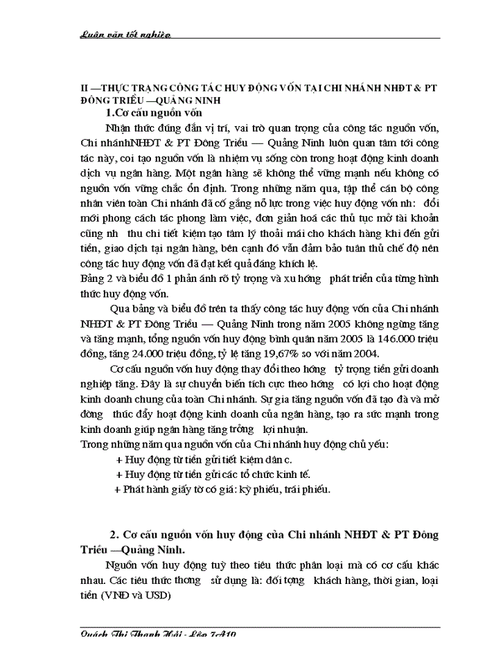 image for page Giải pháp tăng cường công tác huy động vốn tại Chi nhánh Ngân hàng Đầu tư và Phát triển Đông Triều Quảng Ninh