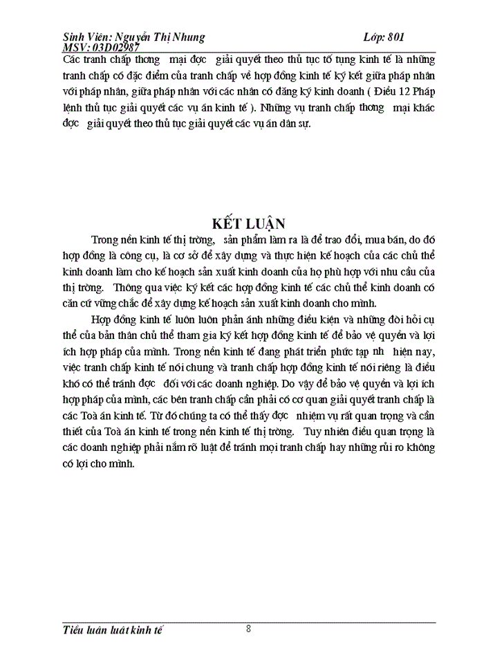 image for page Trình bày một bản hợp đồng mua bán hàng hóa giữa 2 Công ty Việt Nam Quá trình thực hiện xảy ra tranh chấp đưa ra tòa thụ lý đã có phán quyết của tòa án Phân tích phán quyết của tòa án