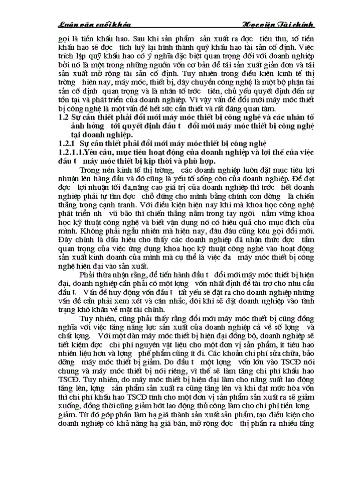 image for page Những Giải pháp chủ yếu huy động vốn đổi mới thiết bị công nghệ tại Công ty Cổ phần dệt 10 10