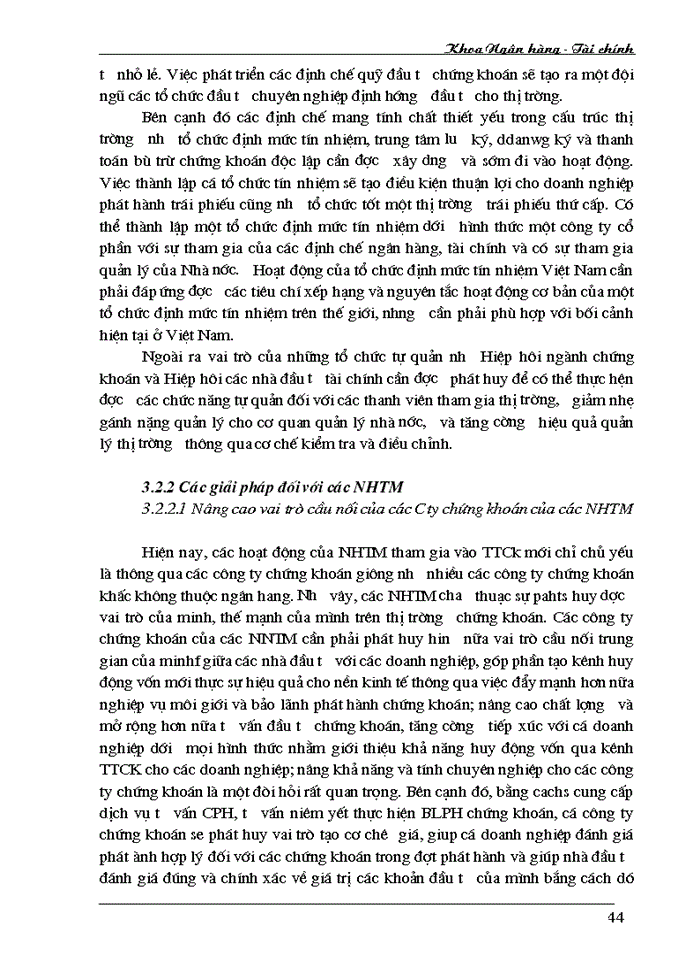 image for page Phát huy vai trò của Ngân hàng Thương mại đối với sự phát triển của thị trường Chứng khoán Việt Nam