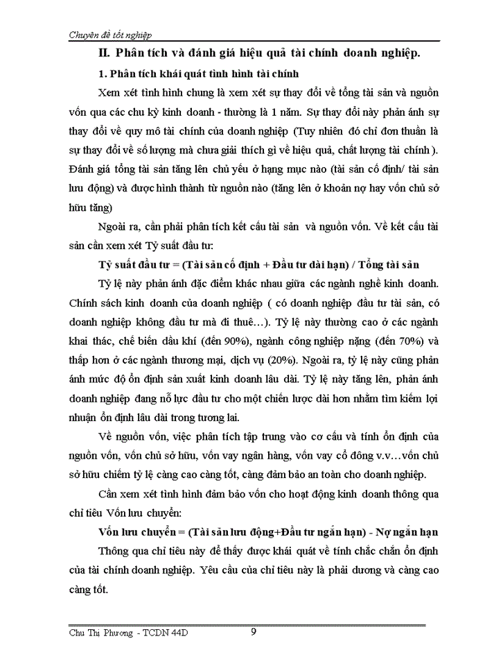 image for page Phân tích tài chính và nâng cao hiệu quả tài chính của Tổng Công ty Hàng không Việt Nam