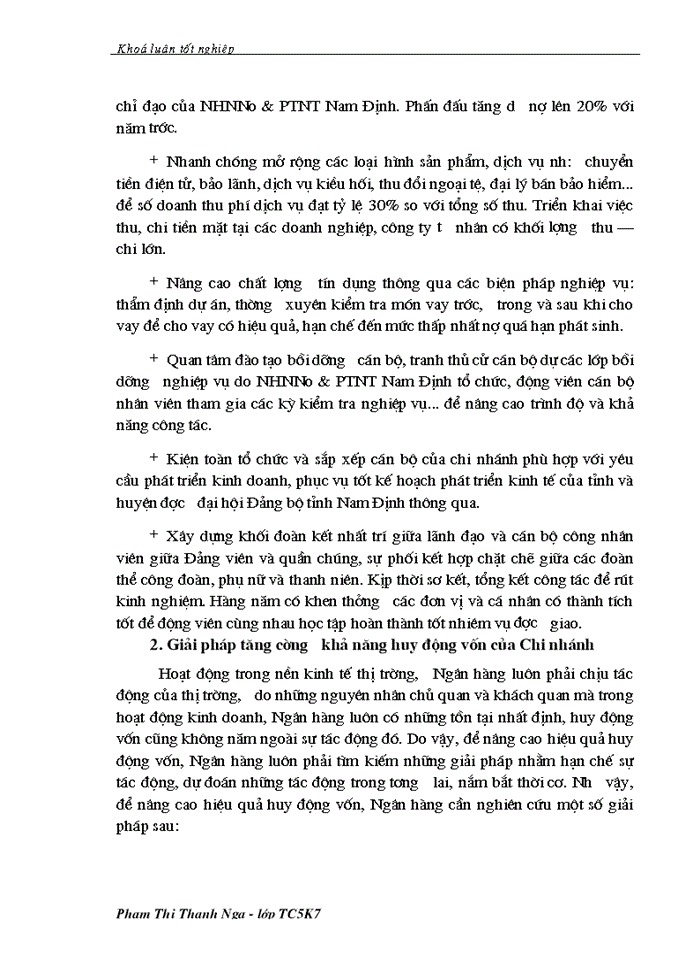 image for page Giải pháp tăng cường công tác huy động vốn tại chi nhánh Ngân hàng Nông nghiệp và Phát triển Nông thôn huyện Nghĩa Hưng tỉnh Nam Định