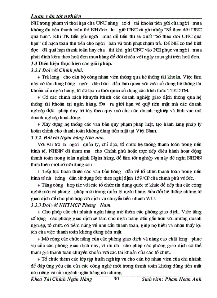 image for page Giải pháp nâng cao chất lượng hoạt động thanh toán không dùng tiền mặt tại Ngân hàng Thương mại Cổ phần Phương Nam - Chi nhánh Đống Đa
