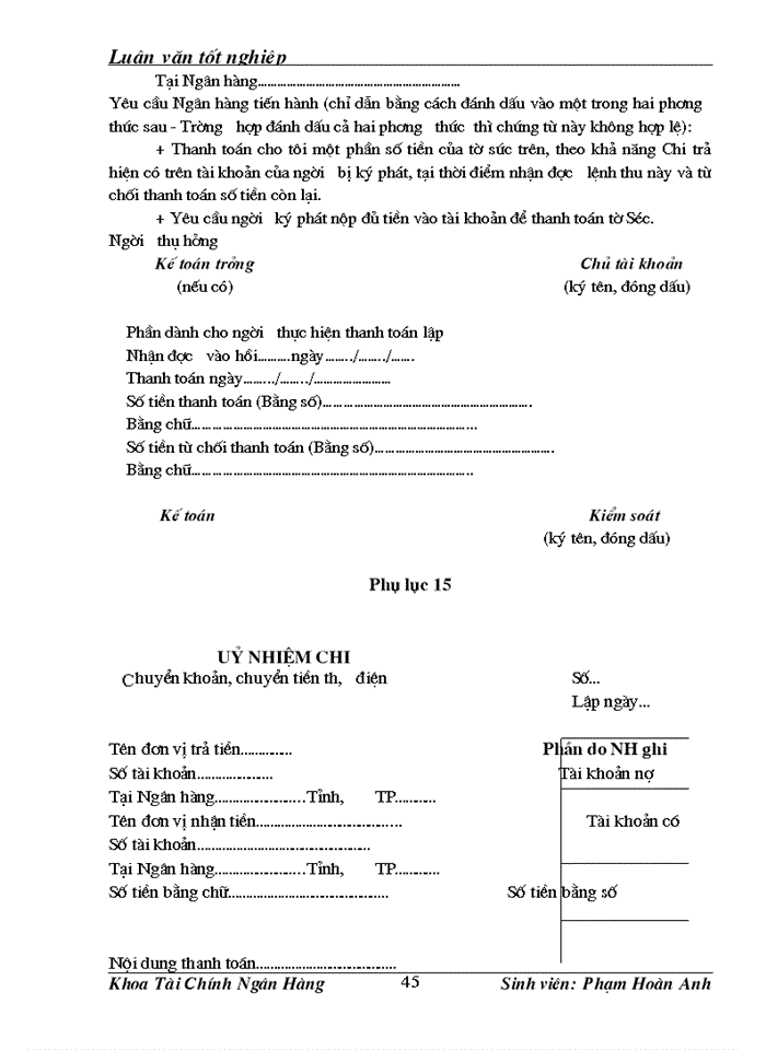 image for page Giải pháp nâng cao chất lượng hoạt động thanh toán không dùng tiền mặt tại Ngân hàng Thương mại Cổ phần Phương Nam - Chi nhánh Đống Đa