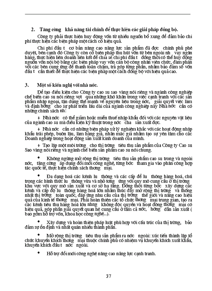 image for page Một số biện pháp nhằm phát triển thị trường Tiêu thụ Sản phẩm của Công ty Cao Su Sao Vàng