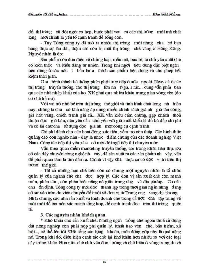 image for page Một số Giải pháp thúc đẩy Xuất khẩu chè của Tổng Công ty chè Việt Nam