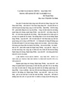 Vai trò Ngân hàng Thương mại nhà nước Trong nền kinh tế Việt Nam hiện nay