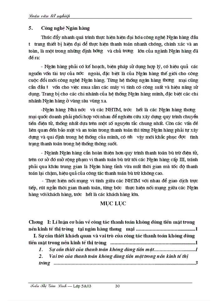 image for page Thực trạng thanh toán không dùng tiền mặt tại Ngân hàng Nông nghiệp và Phát triển Nông thôn tỉnh nam định trong thời gian qua