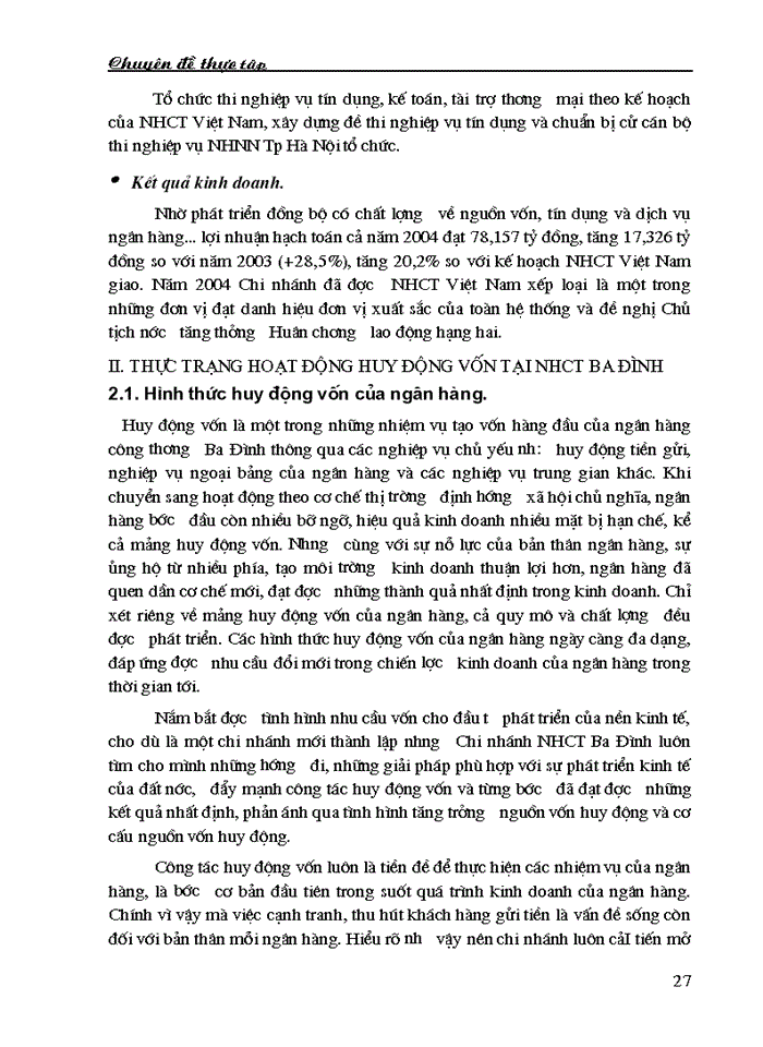 image for page Giải pháp tăng cường huy động vốn tại Ngân hàng công thương Ba Đình