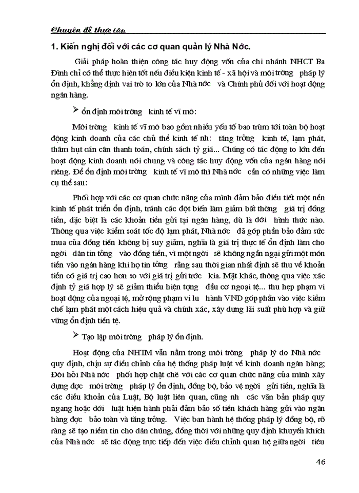 image for page Giải pháp tăng cường huy động vốn tại Ngân hàng công thương Ba Đình