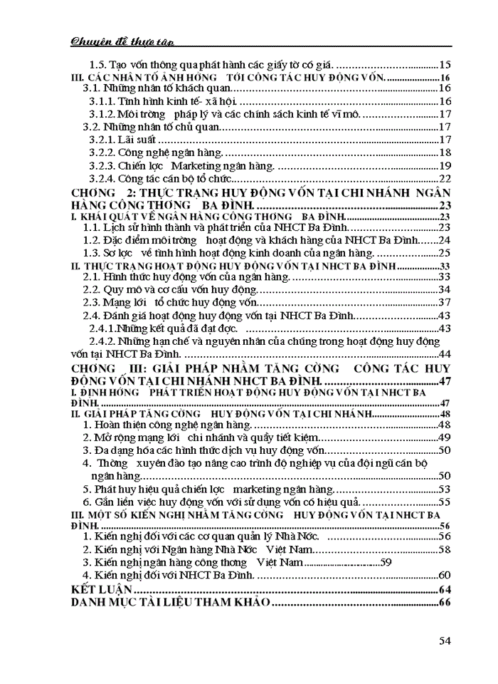 image for page Giải pháp tăng cường huy động vốn tại Ngân hàng công thương Ba Đình