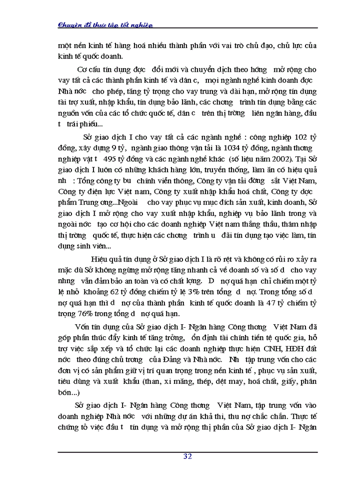 image for page Hoàn thiện nghiệp vụ cho vay của Sở giao dịch I- Ngân hàng Công thương Việt Nam