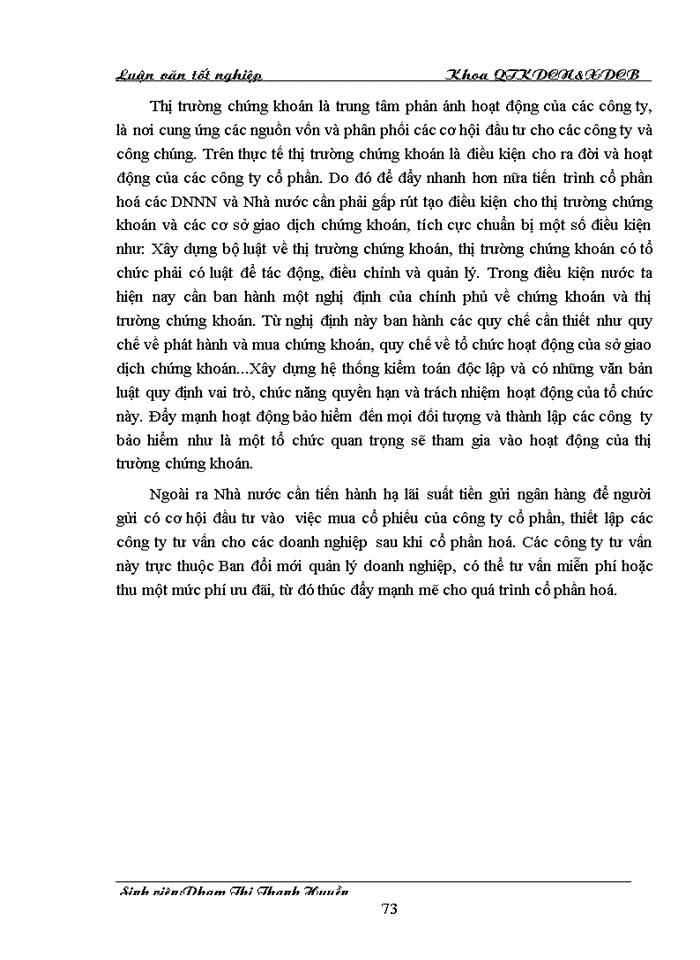 image for page Một số Giải pháp góp phần thúc đẩy quá trình Cổ phần hóa Doanh nghiệp Nhà nước thuộc Tổng Công ty Dệt May Việt Nam