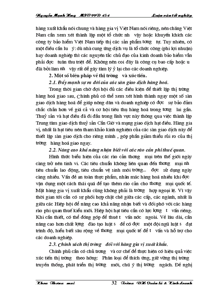 image for page Thực trạng và những Giải pháp chủ yếu nhằm đẩy mạnh Xuất khẩu gia vị của của Việt Nam