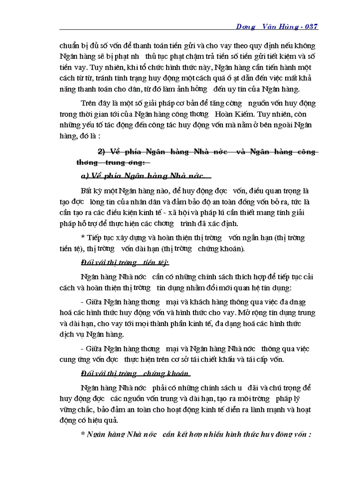 image for page Một số biện pháp tăng cường huy động vốn tại Ngân hàng Công thương Hoàn Kiếm